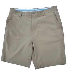 FJ Footjoy Khaki Golfing Shorts Outdoor Hiking Mens Size 38 Stretch Lightweight